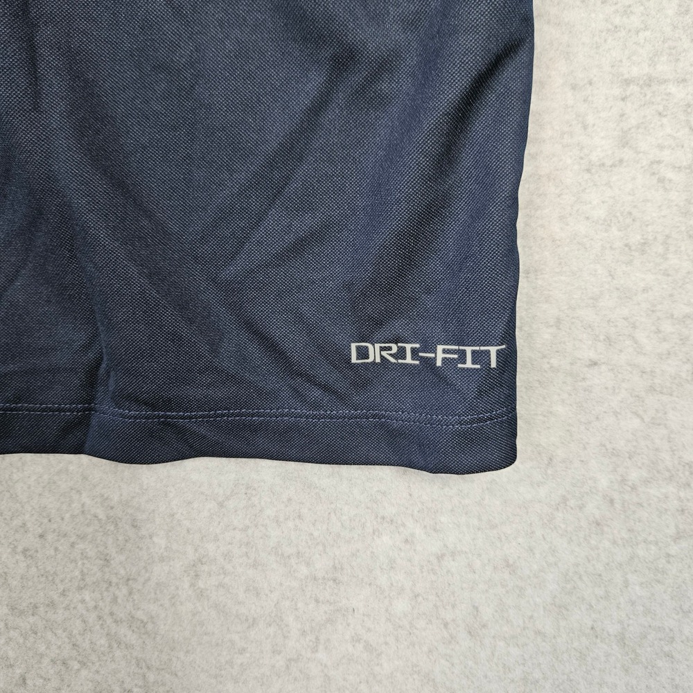 Nike Arizona Wildcats Dri-FIT Polo Shirt Mens XL Navy Blue Striped NCAA On Field - Picture 8 of 8